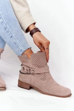 Botki Wiosenne|Brązowe I Beżowe Botki><noscript><img width=