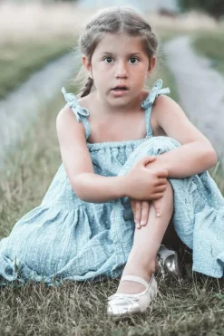 Online Boto Balerinki Dziecięce Z Kokardką Złote Jellema Złoty