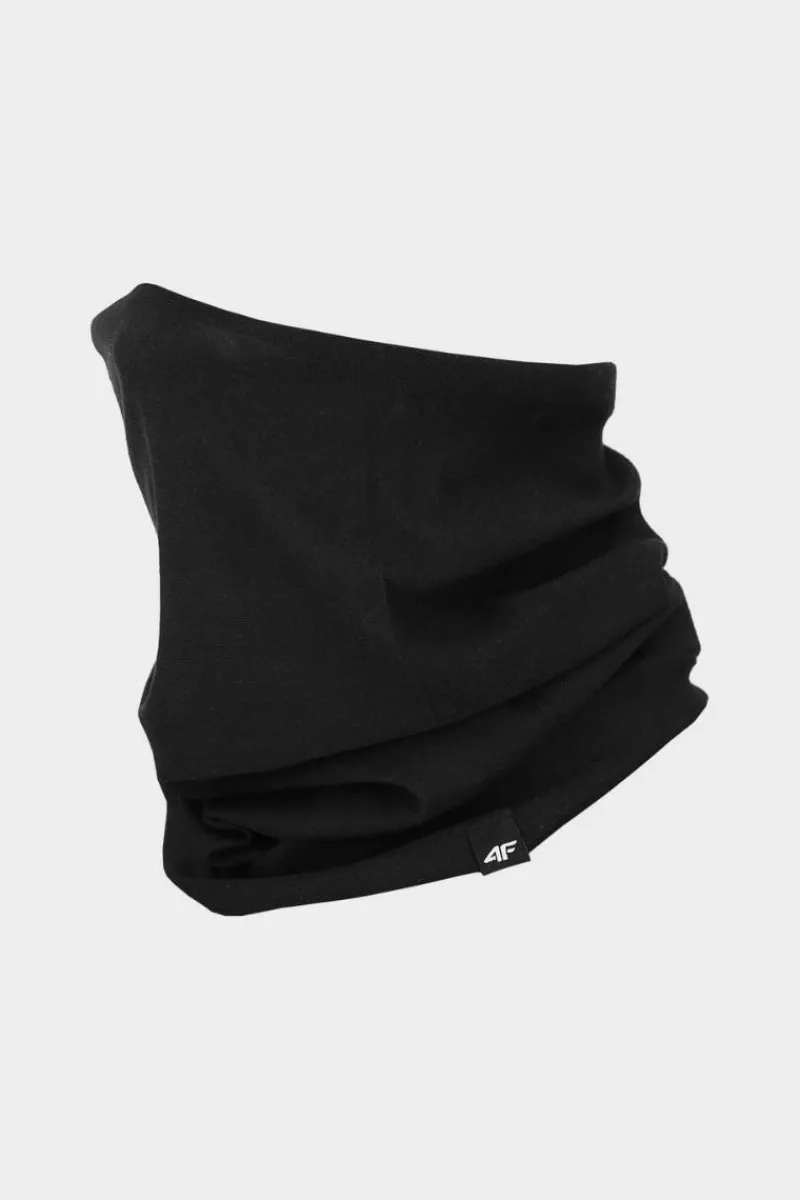 Szaliki|Odzież 4F>4F Bandana Uniseks WAW24ABDAU072-20S Czarna