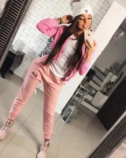 Outlet Big Star Botki Damskie Timberki Traperki Pudrowy Róż Timon Damskie Damskie Trapery|Botki Sznurowane