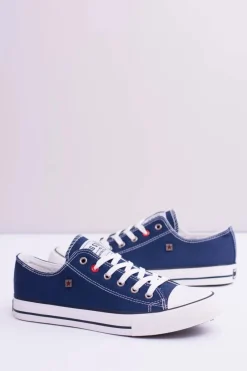 Best Big Star Shoes Big Star Niskie Męskie Granatowe Trampki T174101