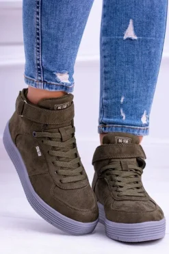 Hot Big Star Shoes Big Star Sneakersy Trampki Khaki BB274648