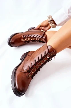 Botki Sznurowane|Botki Zimowe Damskie></noscript>Buty damskie Vinceza Botki Damskie Camel Myroe