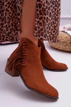 Discount Botki Damskie Kowbojki Camel Agnes Damskie Botki Wiosenne|Botki Zimowe Damskie