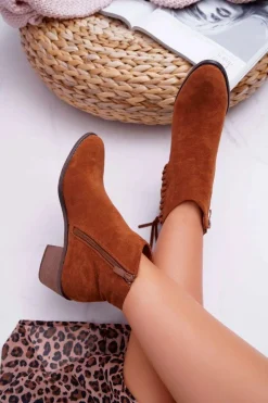Discount Botki Damskie Kowbojki Camel Agnes Damskie Botki Wiosenne|Botki Zimowe Damskie