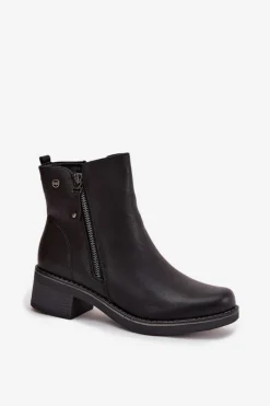 Botki Ocieplane|Czarne Botki><noscript><img width=