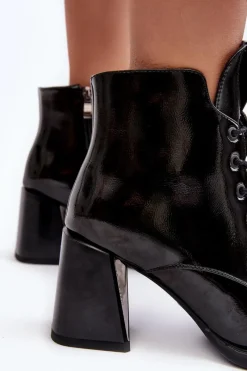 Botki Na Słupku|Czarne Botki><noscript><img width=