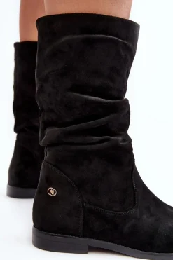 Czarne Botki|Botki Płaskie><noscript><img width=