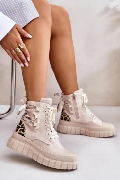 Damskie Trapery|Botki Sznurowane><noscript><img width=