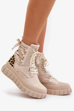 Damskie Trapery|Botki Sznurowane><noscript><img width=