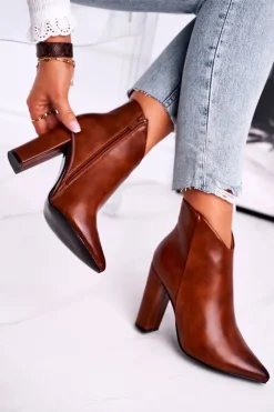 Sale Botki Damskie Na Słupku Camel Rise Up Damskie Botki Na Słupku|Botki Zimowe Damskie