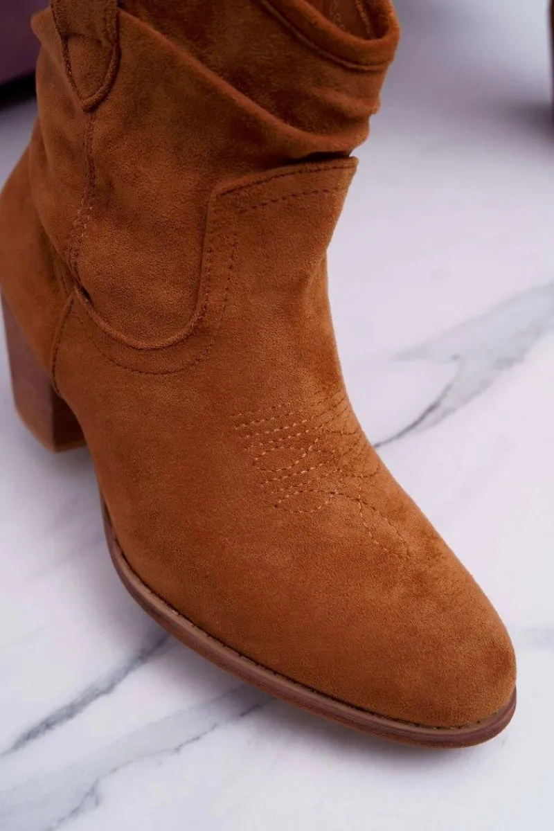 Online Botki Damskie Na Słupku Kowbojki Camel Maverick Damskie Botki Na Słupku|Botki Zimowe Damskie