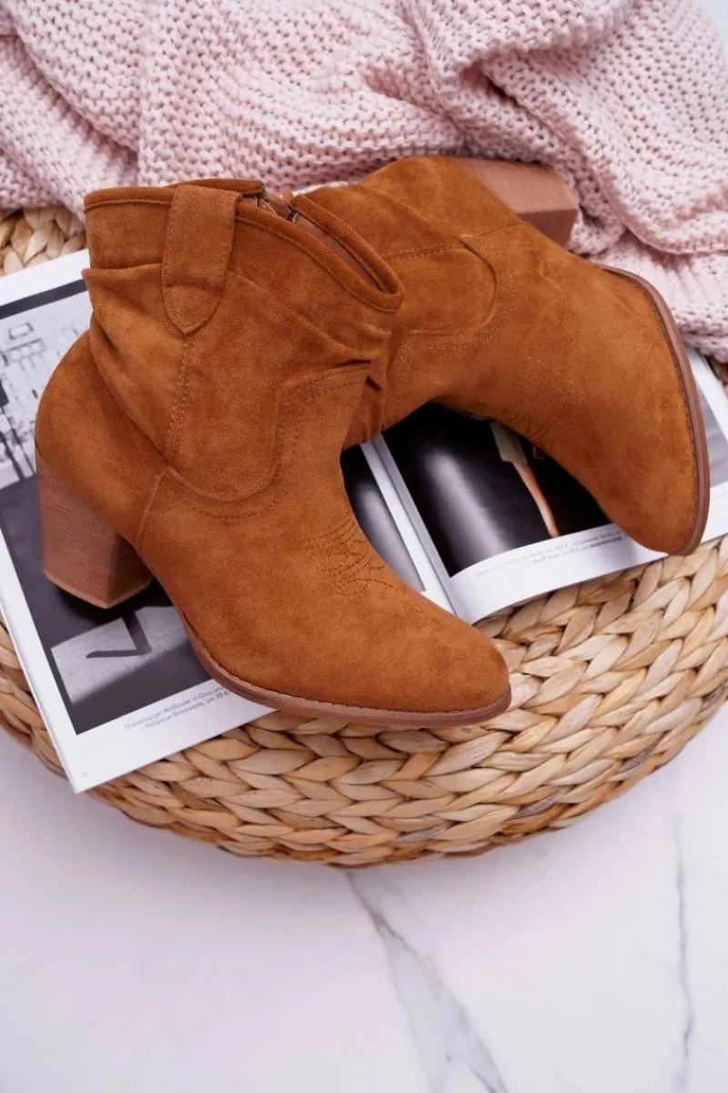 Online Botki Damskie Na Słupku Kowbojki Camel Maverick Damskie Botki Na Słupku|Botki Zimowe Damskie