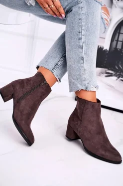 Botki Na Słupku|Botki Zimowe Damskie></noscript>Buty Sergio Leone Botki Damskie Sergio Leone Coffee BT528