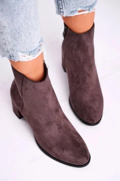 Botki Na Słupku|Botki Zimowe Damskie></noscript>Buty Sergio Leone Botki Damskie Sergio Leone Coffee BT528