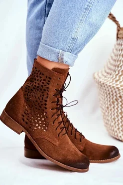 Botki Wiosenne|Brązowe I Beżowe Botki><noscript><img width=