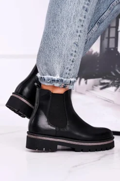 Online Botki damskie sztyblety czarne Stiletto Damskie Czarne Botki|Botki Zimowe Damskie