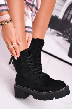 Damskie Trapery|Botki Sznurowane><noscript><img width=