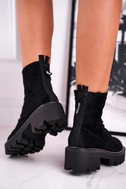 Damskie Trapery|Botki Sznurowane><noscript><img width=