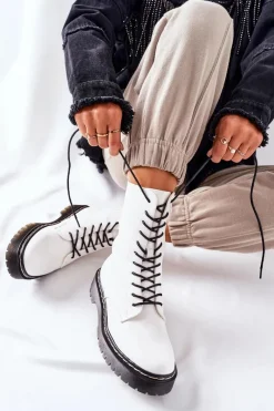 Damskie Trapery|Botki Sznurowane><noscript><img width=