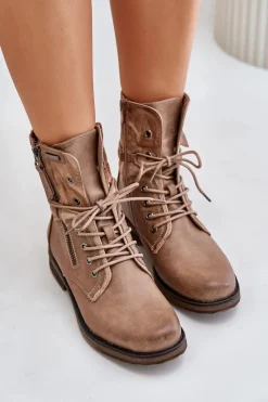 Botki Sznurowane|Czarne Botki><noscript><img width=