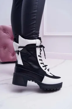 Botki Sznurowane|Botki Zimowe Damskie><noscript><img width=