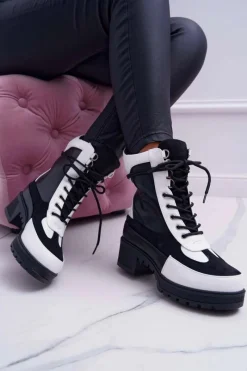 Botki Sznurowane|Botki Zimowe Damskie><noscript><img width=