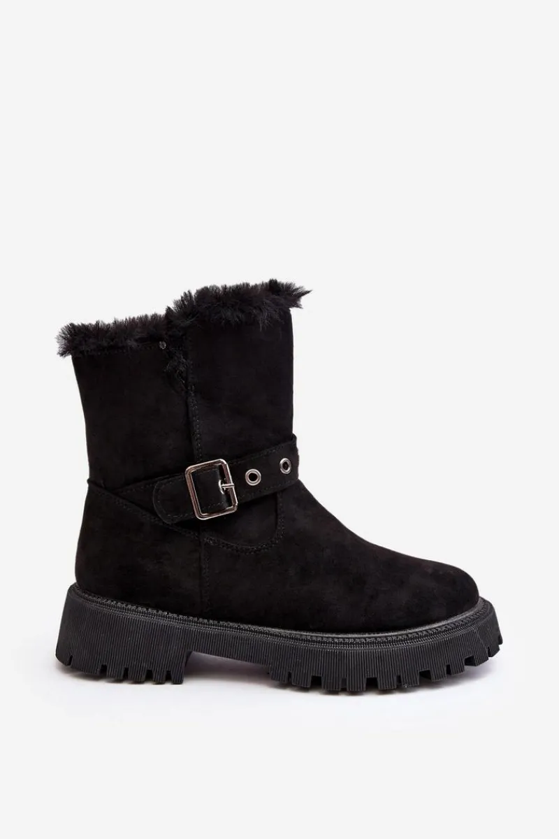 Damskie Trapery|Czarne Botki>Buty damskie Vinceza Botki Damskie Z Futerkiem Na Suwak Czarne Morcos