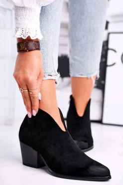 Botki Na Słupku|Czarne Botki><noscript><img width=