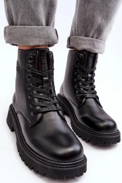 Damskie Trapery|Czarne Botki><noscript><img width=