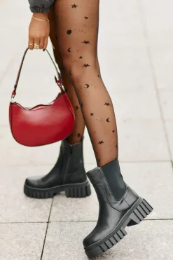 Damskie buty S.Barski Botki Sztyblety Ocieplane Na Zamek S.Barski HY42-975 Czarne