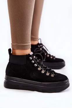 Damskie Trapery|Botki Sznurowane><noscript><img width=