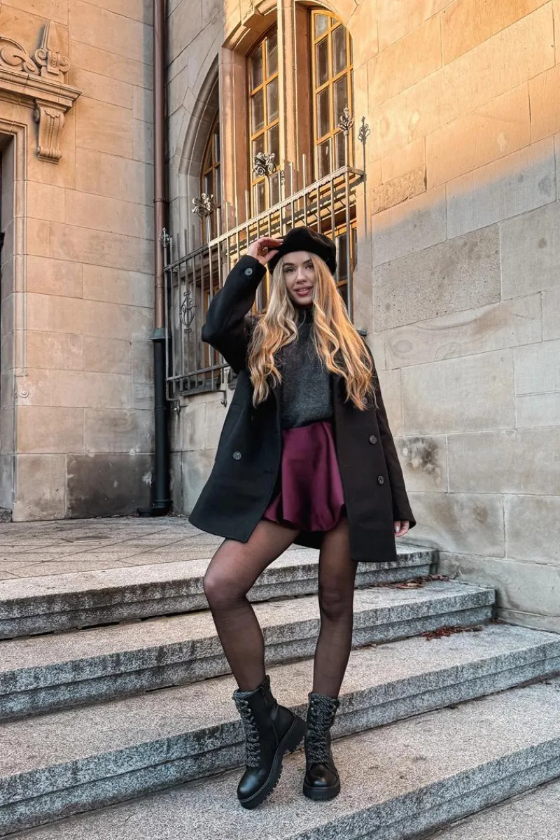 Sale Boto Botki Trapery Damskie Z Eko Skóry Czarne Bellora Czarny