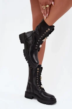 Botki Ocieplane|Botki Sznurowane><noscript><img width=