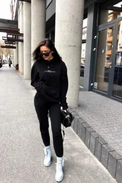 Discount Boto Botki Workery Na Platformie z Nerką Niebieskie Saturday