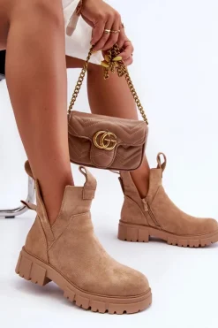 Botki Wiosenne|Brązowe I Beżowe Botki><noscript><img width=