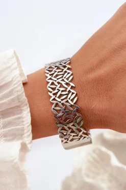 Hot Bransoleta Damska Ze Stali Nierdzewnej Srebrna Bransoletki