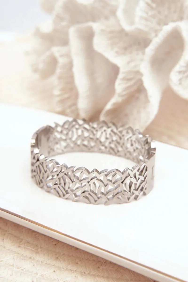 Hot Bransoleta Damska Ze Stali Nierdzewnej Srebrna Bransoletki