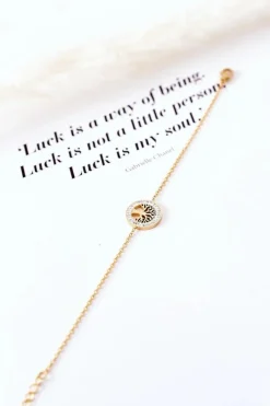 Discount Giorgio&Dario Bransoletka Celebrytka Drzewo Życia Z Cyrkoniami Złota