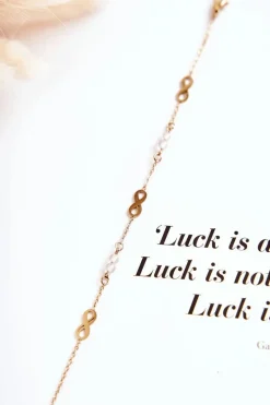 Best Bransoletka Na Łańcuszku Znak Nieskończoności Złota Bransoletki