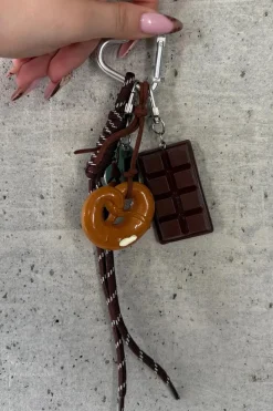 Sale Breloczek Do Torebki Kluczy Czekolada Precel Serce Jorine Breloki