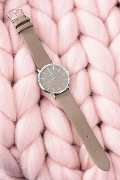 Best Brązowy Stylowy Skórzany Damski Zegarek Zegarki