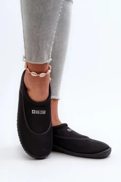 Trampki Damskie Slip-On></noscript>Big Star Shoes Buty Do Wody Damskie Czarne Big Star NN274A801 Czarny