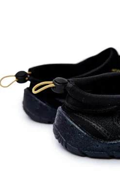 Outlet Buty Do Wody Męskie ProWater 20-37-012 Czarne Męskie Obuwie Sportowe Męskie