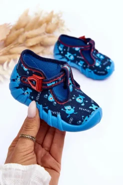 Chłopięce>BEFADO Buty Papcie Chłopięce 110P476 Niebieskie