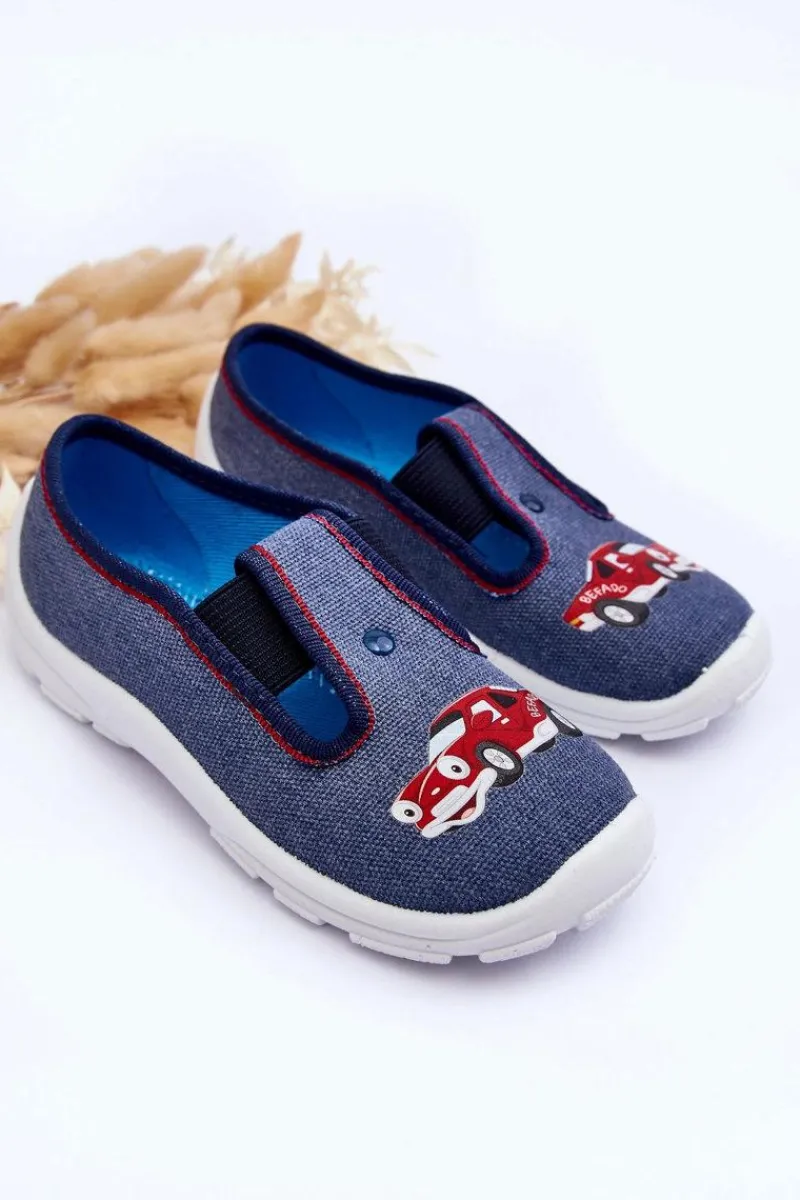Chłopięce>BEFADO Buty Papcie Wsuwane 975X180 Niebieskie