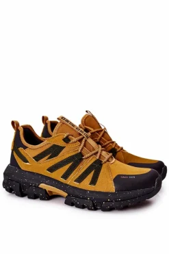 Clearance Buty Sportowe Big Star Memory Foam II174234 Camel Męskie Obuwie Trekkingowe Męskie|Obuwie Sportowe Męskie