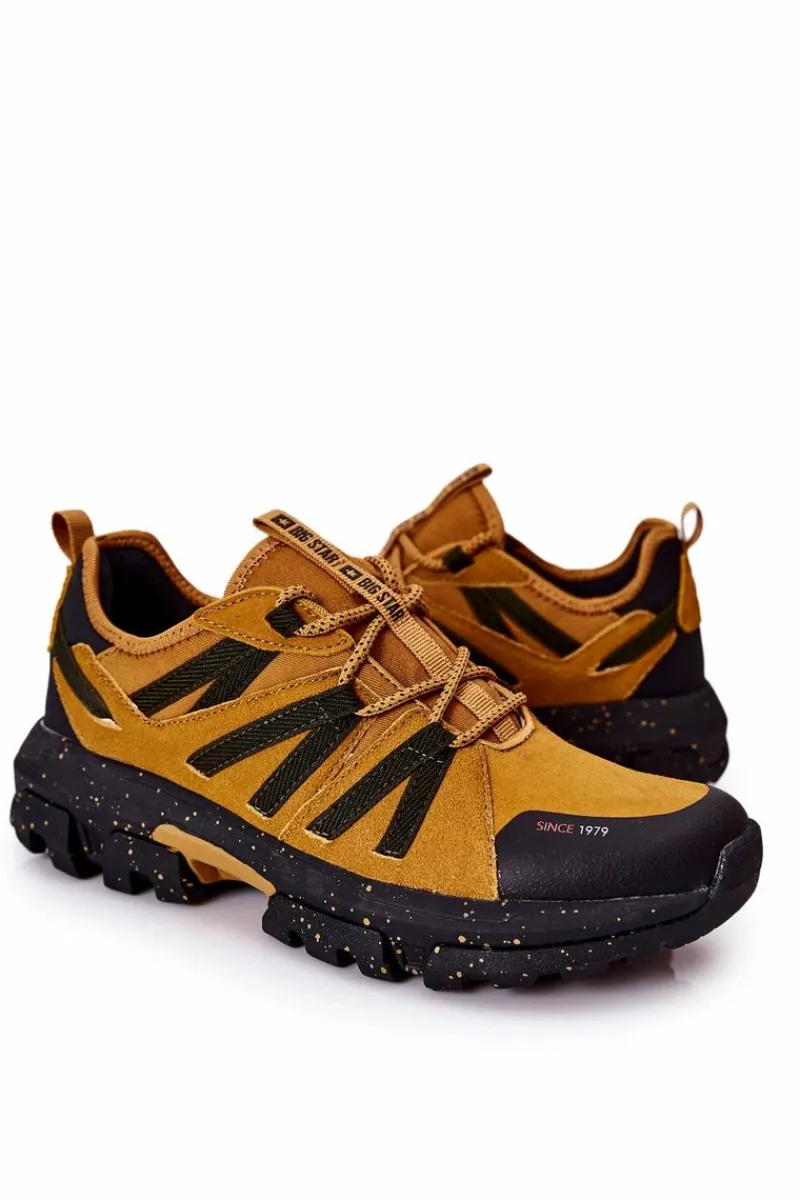 Clearance Buty Sportowe Big Star Memory Foam II174234 Camel Męskie Obuwie Trekkingowe Męskie|Obuwie Sportowe Męskie