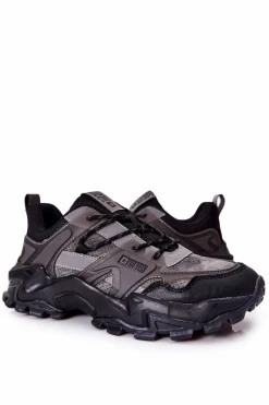 Obuwie Trekkingowe Męskie|Obuwie Sportowe Męskie>Big Star Shoes Buty Sportowe Big Star Memory Foam II174209 Czarne