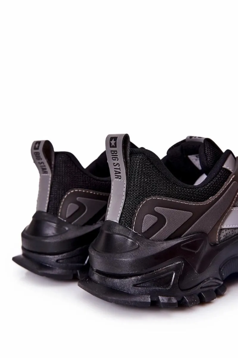 Obuwie Trekkingowe Męskie|Obuwie Sportowe Męskie>Big Star Shoes Buty Sportowe Big Star Memory Foam II174209 Czarne